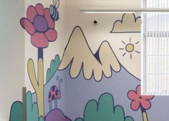 Mural by Trevor Dahl in SSL Childcare Room